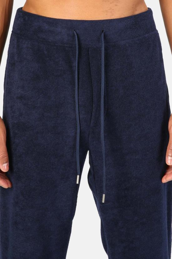  블루&크림 트레이닝/조거 팬츠 풀사이드 테리 풀온 팬츠 네이비 - BLUE&CREAM