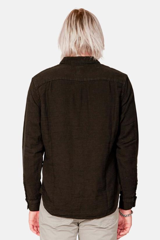  KATO 긴팔 셔츠 카토 리퍼 와플  블랙 - KATO