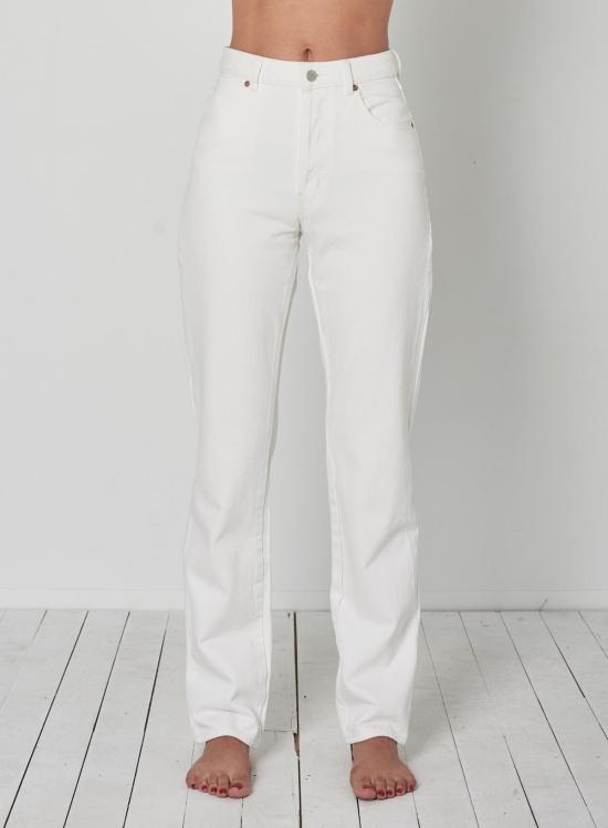  롤라스 데님 팬츠 클래식 스트레이트 진 화이트 - ROLLAS