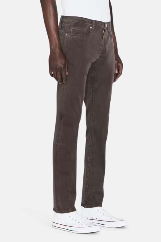  프레임 데님 팬츠 데님 L'homme 슬림 브러시드 트윌 데님 모카 - FRAME