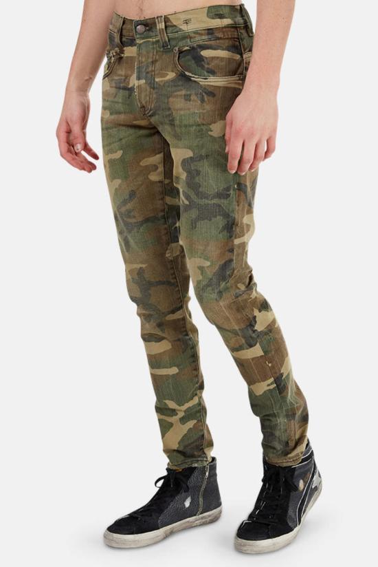  알13 데님 팬츠 R13 보이 진 베이지 카모 - R13