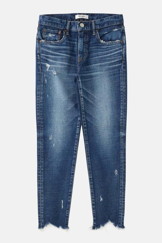  마우지 데님 팬츠 무시 데일빌 스키니 진 블루