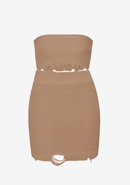  세로야 숏 원피스 Ser.O.Ya 롤라 드레스 내추럴