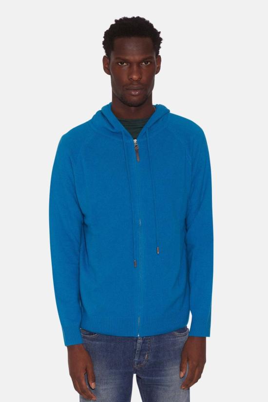  The Tile Club 후드 티셔츠 타일 클럽 레오 지퍼 후드 티셔츠 블루 크리스마스