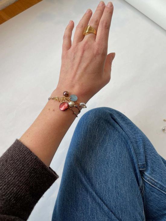  Isshi 목걸이/팬던트 이시 트윈 플레임 브레이슬릿 세트 네뷸러 - OTHER BRANDS