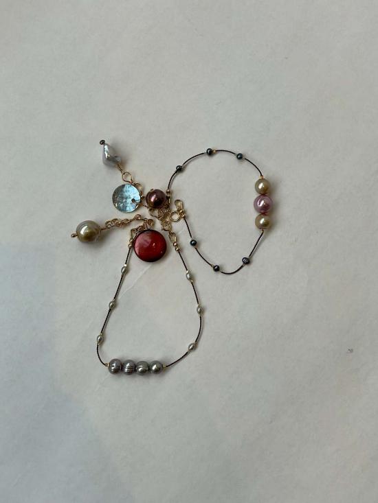  Isshi 목걸이/팬던트 이시 트윈 플레임 브레이슬릿 세트 네뷸러 - OTHER BRANDS