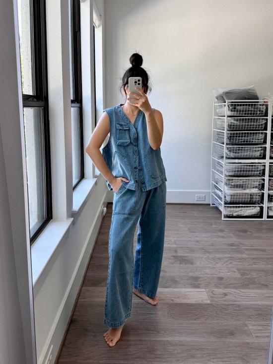  영메이븐 데님 팬츠 Jungmaven  오션