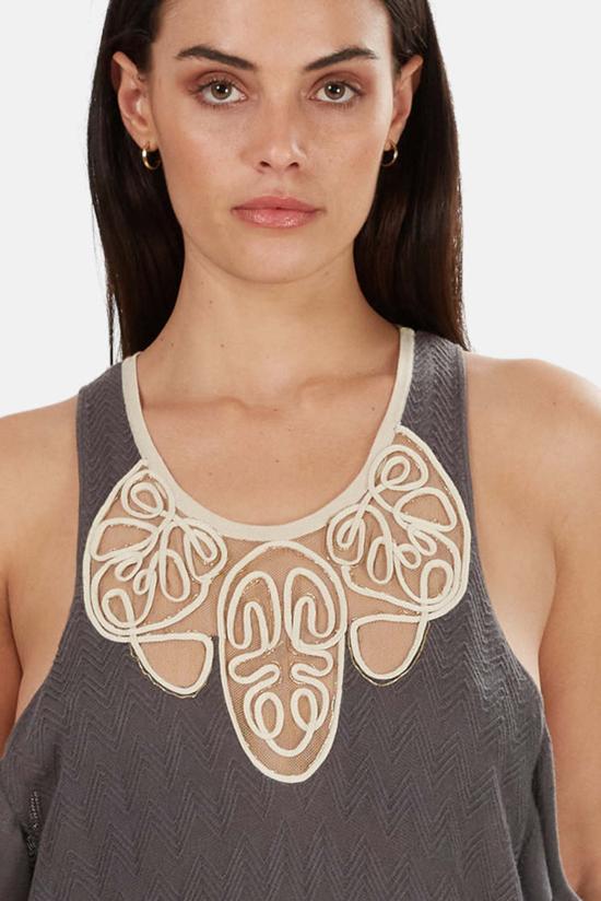  3.1 필립림 숏 원피스 3.1 필립 림 셰브론 박스 컷 드레스 그래파이트 - 3.1 PHILLIP LIM