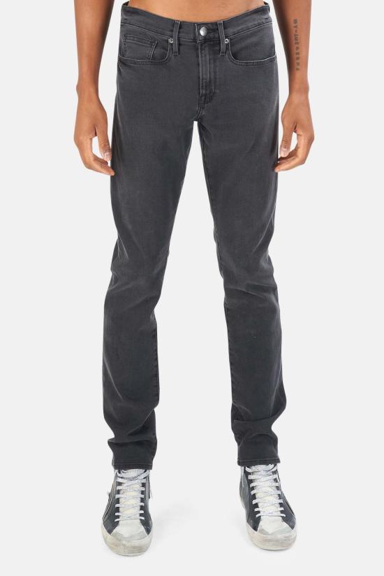  프레임 데님 팬츠 L'homme 슬림 진 페이드 투 그레이