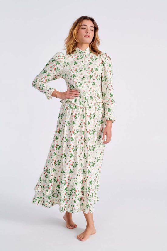  BATSHEVA 롱 스커트 바체바 펨브로크 스커트 스트로베리 필드 - OTHER BRANDS