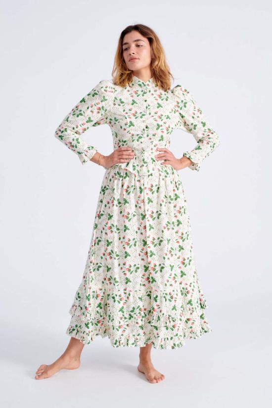  BATSHEVA 롱 스커트 바체바 펨브로크 스커트 스트로베리 필드 - OTHER BRANDS