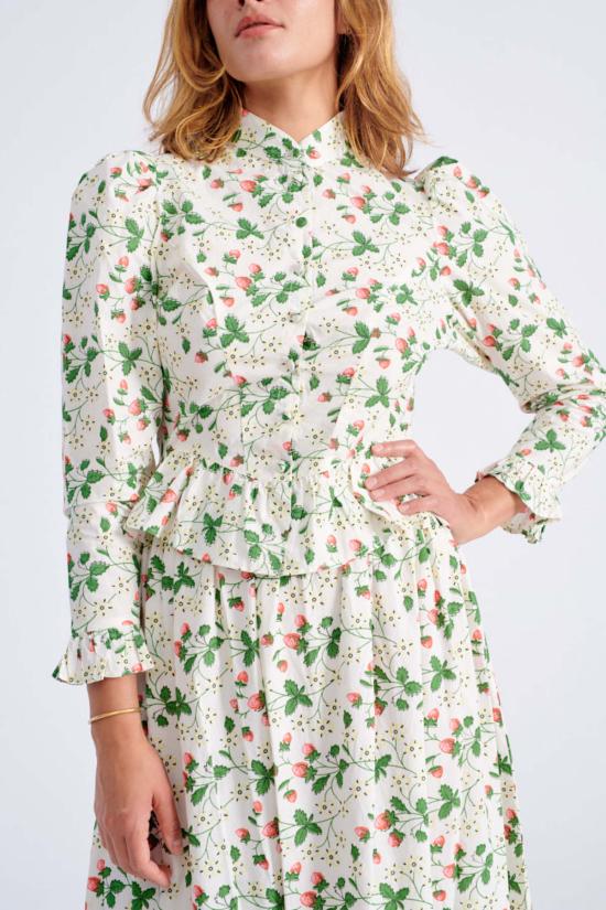  BATSHEVA 롱 스커트 바체바 펨브로크 스커트 스트로베리 필드 - OTHER BRANDS