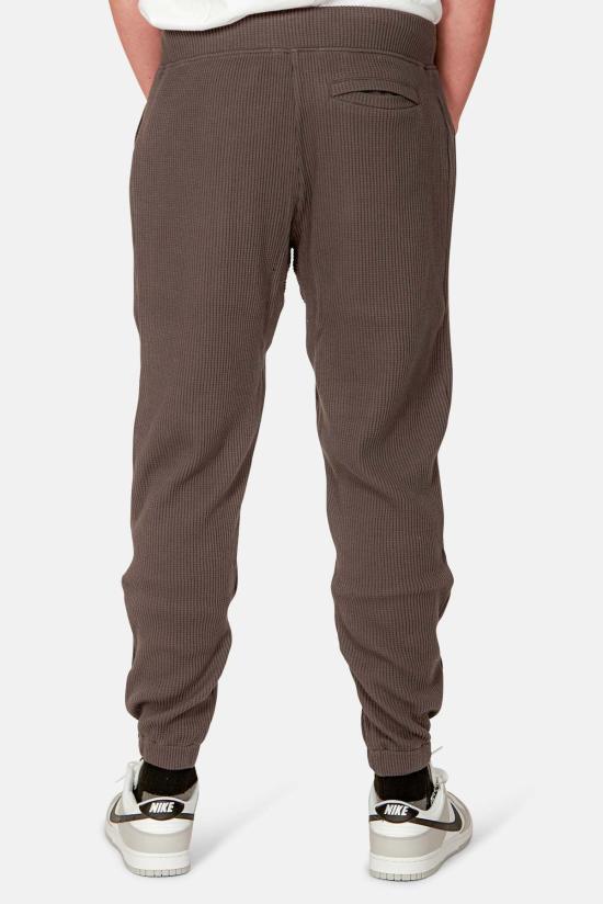  블루&크림 트레이닝/조거 팬츠 와플 조거 숯 - BLUE&CREAM