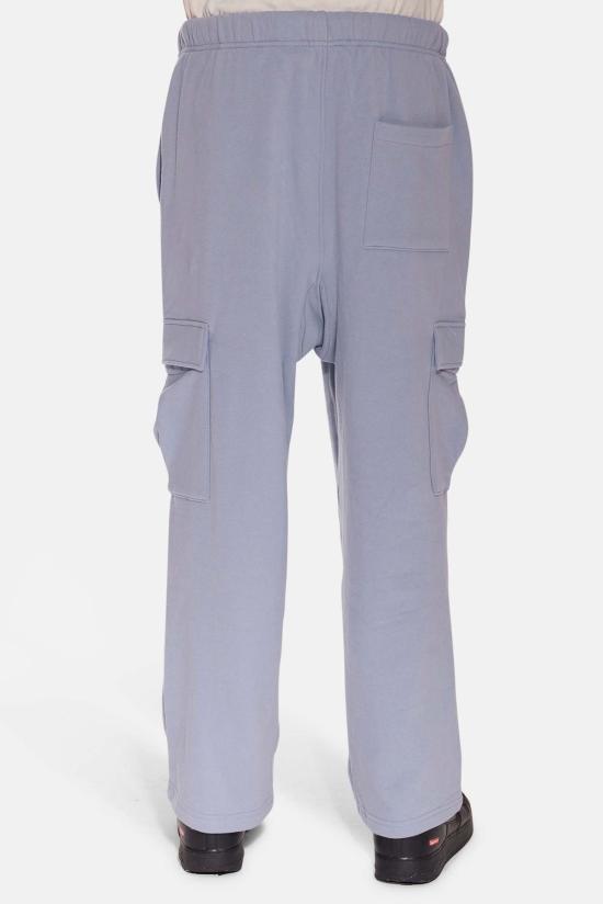  블루&크림 트레이닝/조거 팬츠 램보 카고 스웨트팬츠 파티나 블루 - BLUE&CREAM