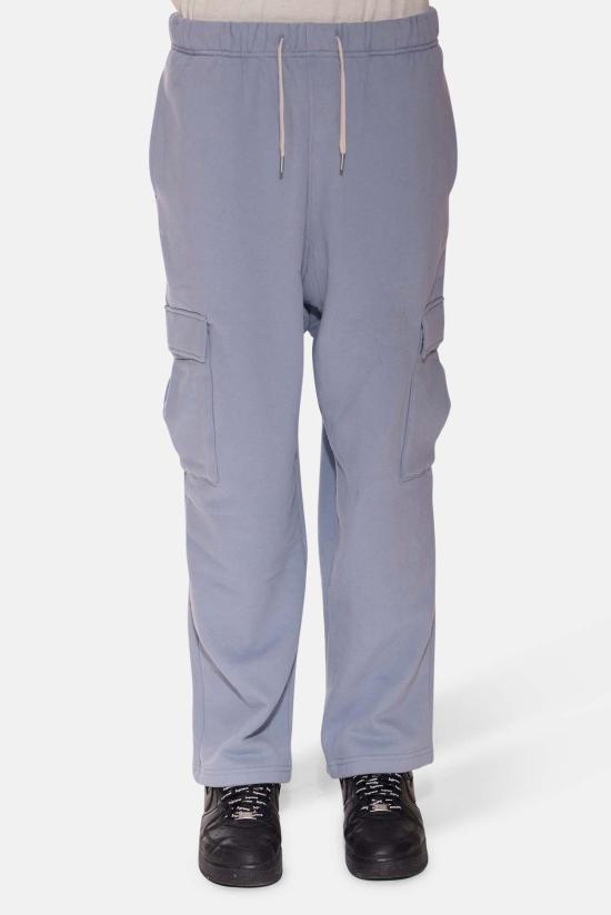  블루&크림 트레이닝/조거 팬츠 램보 카고 스웨트팬츠 파티나 블루