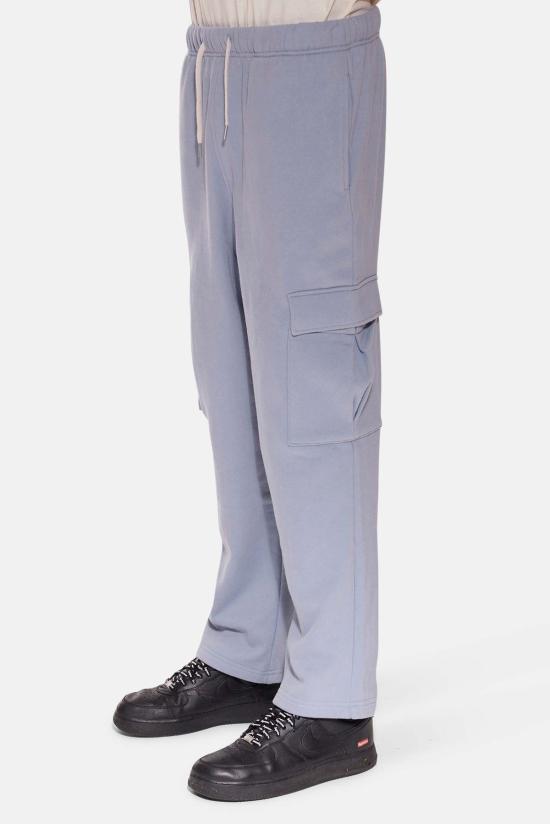  블루&크림 트레이닝/조거 팬츠 램보 카고 스웨트팬츠 파티나 블루 - BLUE&CREAM