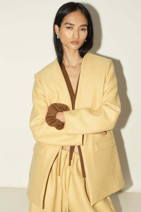  다두라 헤어 액세서리 다투라 브러쉬드 울 스크런치 아베야나