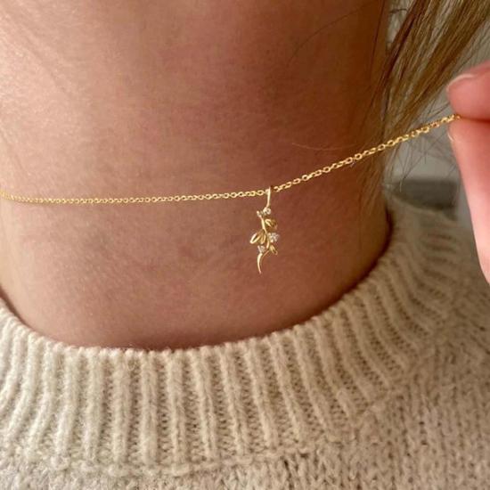  제니 권 디자인스 목걸이/팬던트 제니 권 디자인 다이아몬드 바인 네크리스 14K 옐로우/14K 로즈/14K 화이트