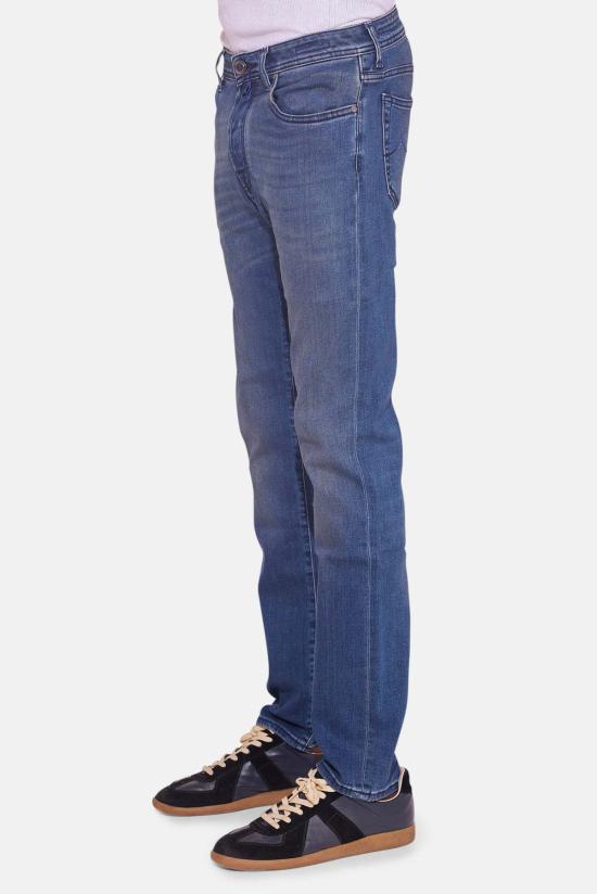 야콥코헨 데님 팬츠 Jacob Cohen Bard 5 Pkt Perfect Washed Stretch Jean Blue - JACOB COHËN