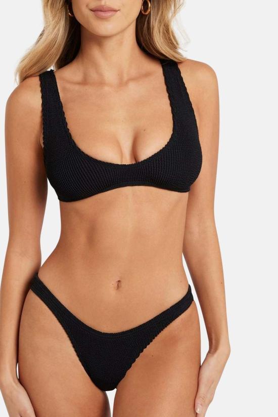  본드아이 비키니 수영복 본드 아이 스카우트 크롭 스윔 블랙 - BOND EYE