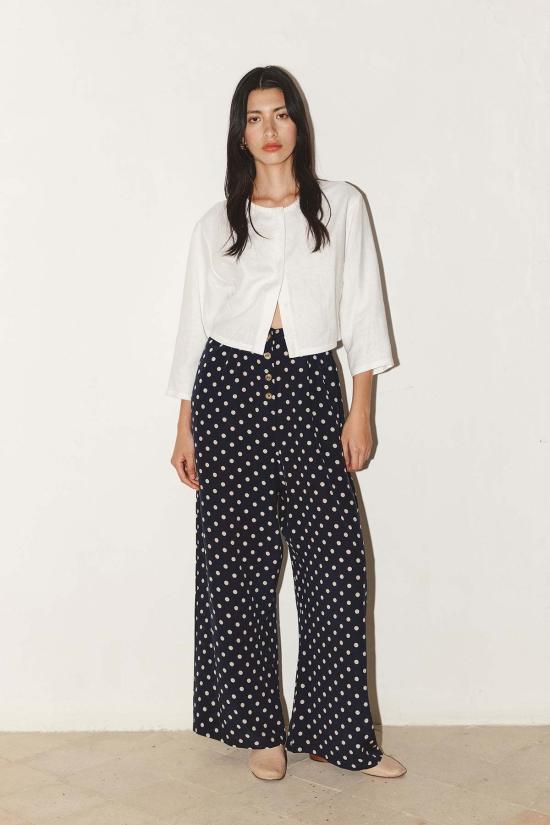  다두라 블라우스 다투라 페이 리넨  화이트