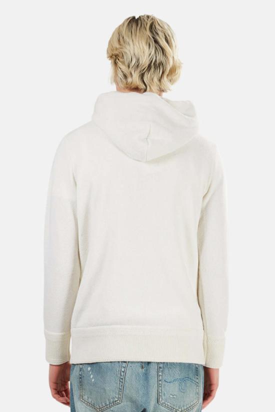  Side Slope 후드 티셔츠 사이드 슬로프 니트 후드 오프 화이트 - OTHER BRANDS
