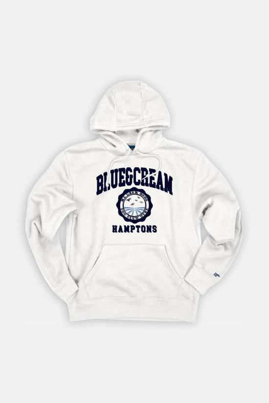  Blue&Cream 터틀넥 블루&크림 햄튼스 위 그류 히어 후드티 화이트
