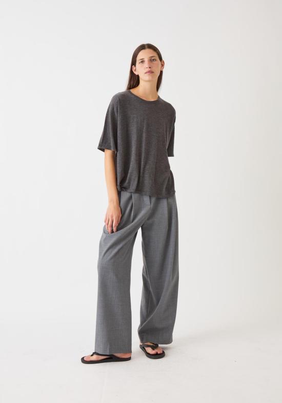  데미리 뉴욕 반팔 티셔츠 데밀리 헤이즐 슈퍼파인 캐시미어 탑 - DEMYLEE