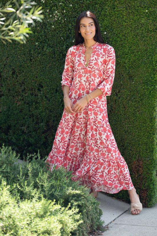  로마 롱 원피스 시에나 맥시 드레스 몬타나 프린트 - ROMA