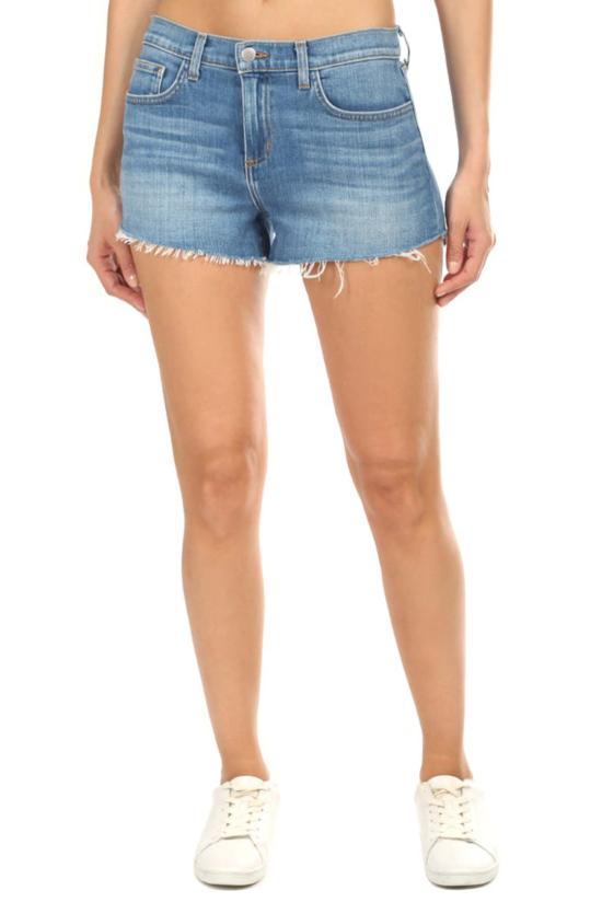  라장스 데님 원피스 L'Agence Audrey Short 시드니 블루 - L'AGENCE