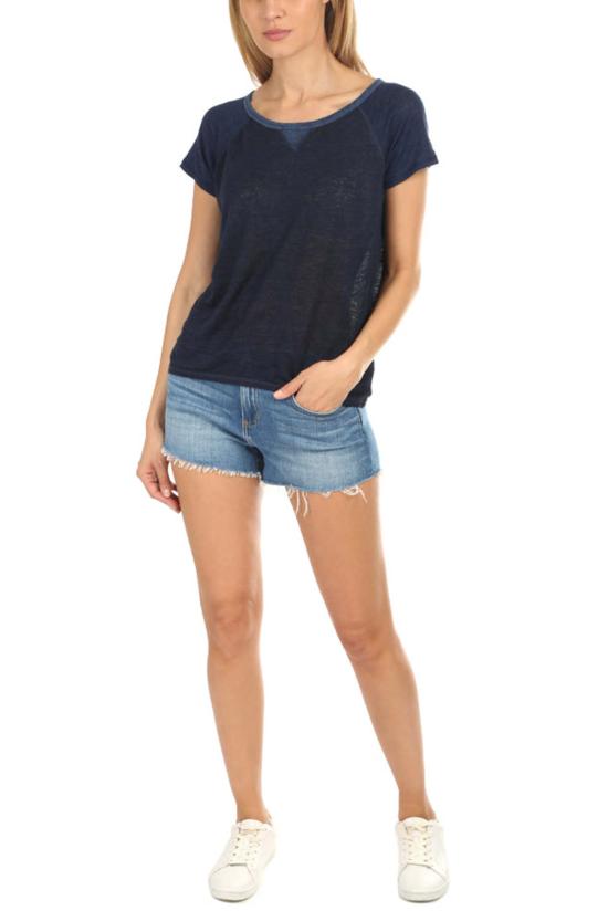  라장스 데님 원피스 L'Agence Audrey Short 시드니 블루