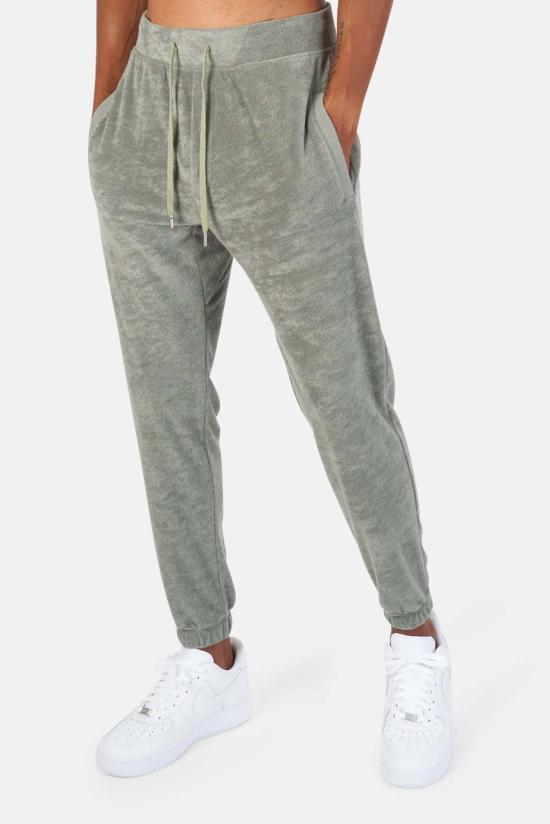  블루&크림 트레이닝/조거 팬츠 풀 테리 조거 카키 - BLUE&CREAM