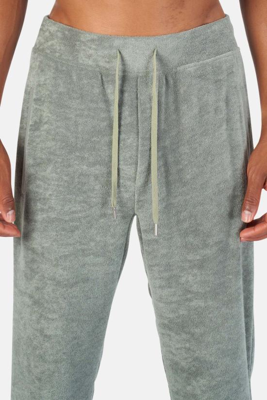  블루&크림 트레이닝/조거 팬츠 풀 테리 조거 카키 - BLUE&CREAM