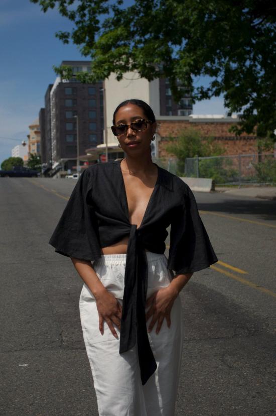  코코볼로 민소매 티셔츠 애쉬버리 탑 - COCOBOLO