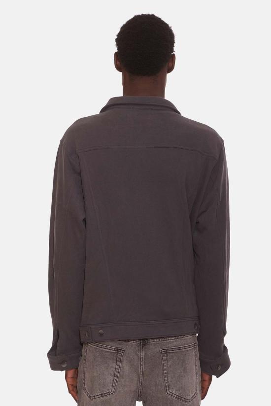  블루&크림 자켓 매드 플리스 트러커 재킷 배트 그레이 - BLUE&CREAM