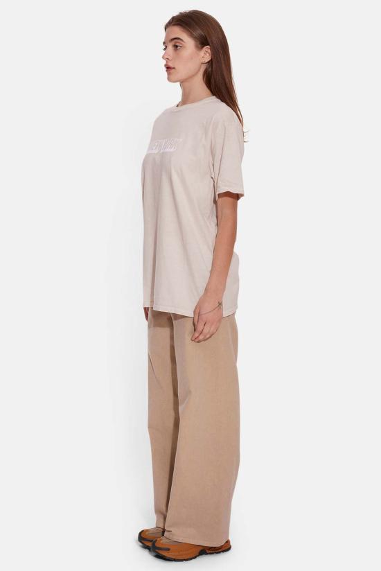  블루&크림 반팔 티셔츠 뉴욕 티 카푸치노/화이트 - BLUE&CREAM