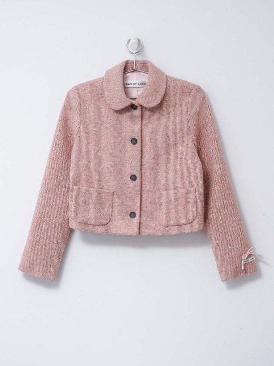 샌디리앙 무스탕 샌디 리앙 디토 재킷 핑크