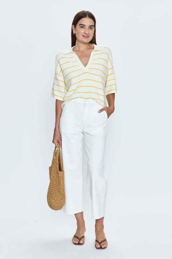  피스톨라 스트레이트 팬츠 소피아 판트 바질 - PISTOLA