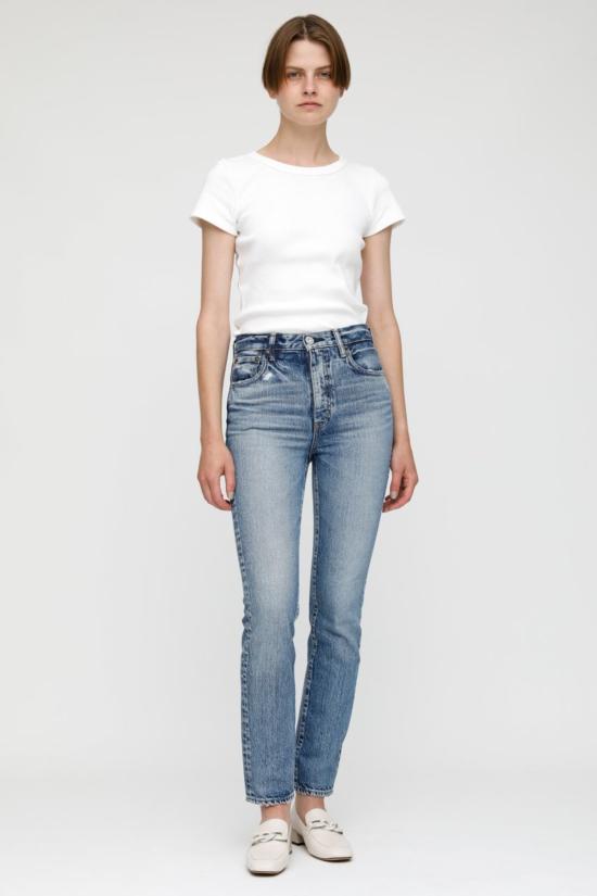  마우지 데님 팬츠 025EAC11 2270 BLUE - MOUSSY