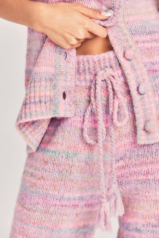  러브쉐이크팬시 스트레이트 팬츠 러브 쉑 팬시 올베라 팬츠 핑크 클라우드 - LOVESHACKFANCY