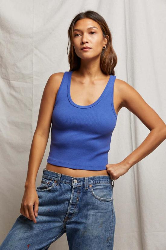  퍼펙트 화이트 티 민소매 티셔츠 블론디 탱크 멀티 - PERFECT WHITE TEE