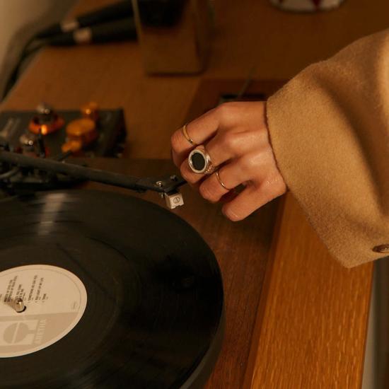  타린 토마스 반지 아폴로 링 옐로우 골드/스털링 실버/옐로우 브라스 - TARIN THOMAS