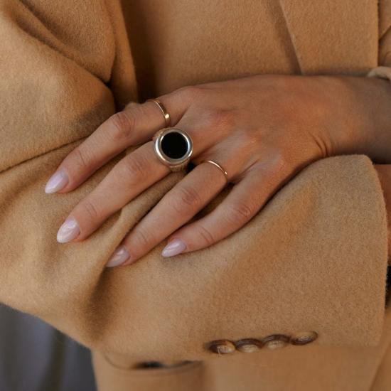  타린 토마스 반지 아폴로 링 옐로우 골드/스털링 실버/옐로우 브라스 - TARIN THOMAS