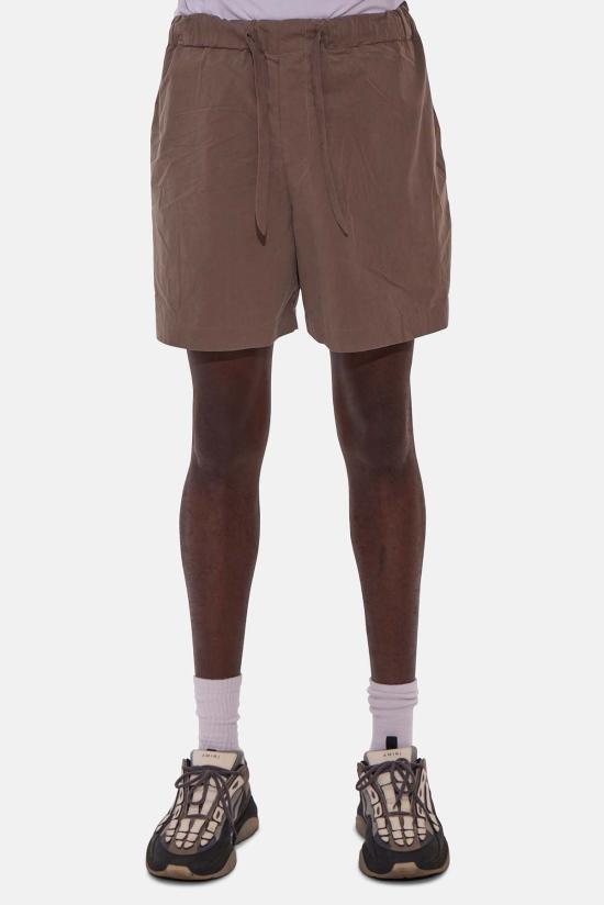  블루&크림 숏팬츠 팝린 숏 브라운