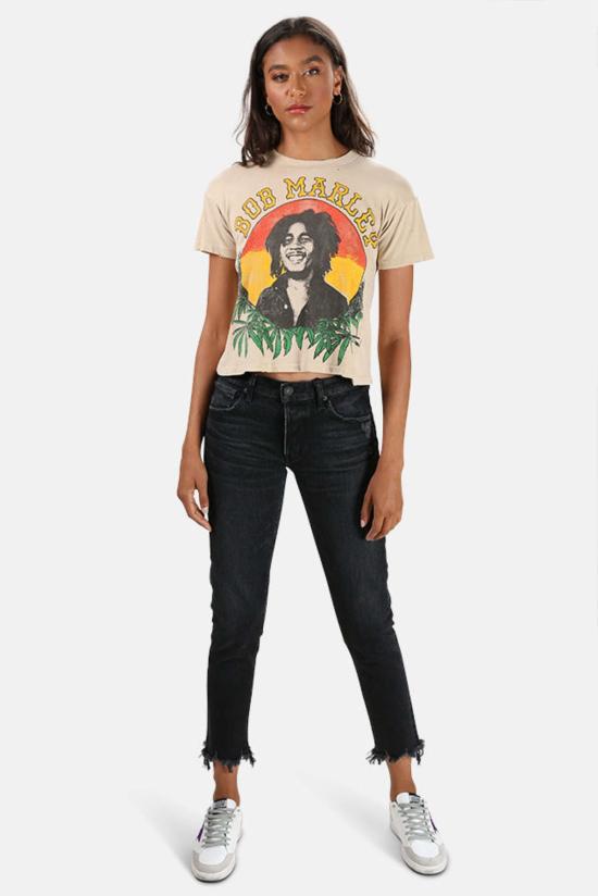  마우지 데님 팬츠 무시 스탤리 테이퍼드 진 블랙 - MOUSSY