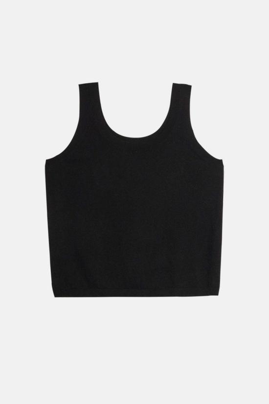  데미리 뉴욕 민소매 티셔츠 데밀리 토라 탑 블랙