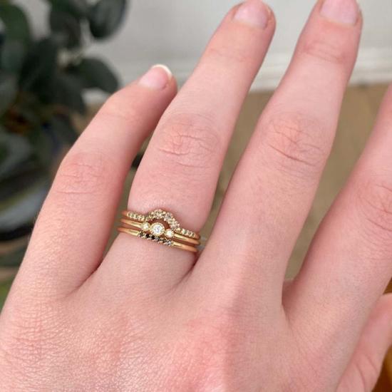  제니 권 디자인스 반지 제니 권 디자인 다이아몬드 제네시스 링 - JENNIE KWON DESIGNS