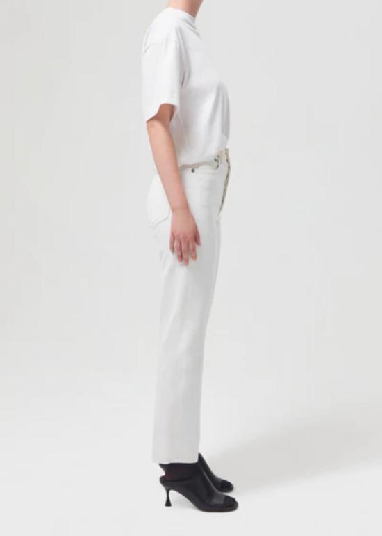  에이골디 데님 팬츠 아골드 90년대 핀치 웨이스트 진 드럼 - AGOLDE