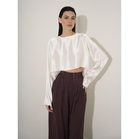  논살란트 레이블 셔츠 논샬란트라벨 에밀리아  오프화이트 - NONCHALANT LABEL