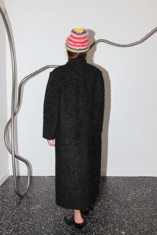  케이코 트렌치 코트 Kk Co 코드 모스 코트 블랙 - KKCO